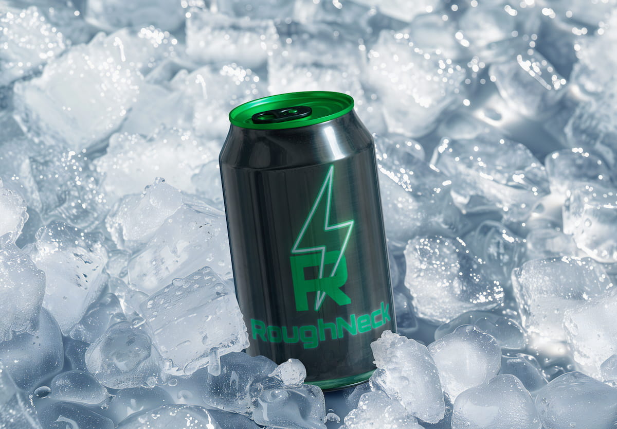RoughNeck packaging design highlighting strength and endurance